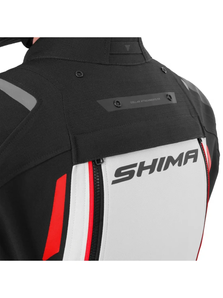 Kurtka motocyklowa tekstylna Shima Dune 2.0 G2 czarno-biało-niebieska