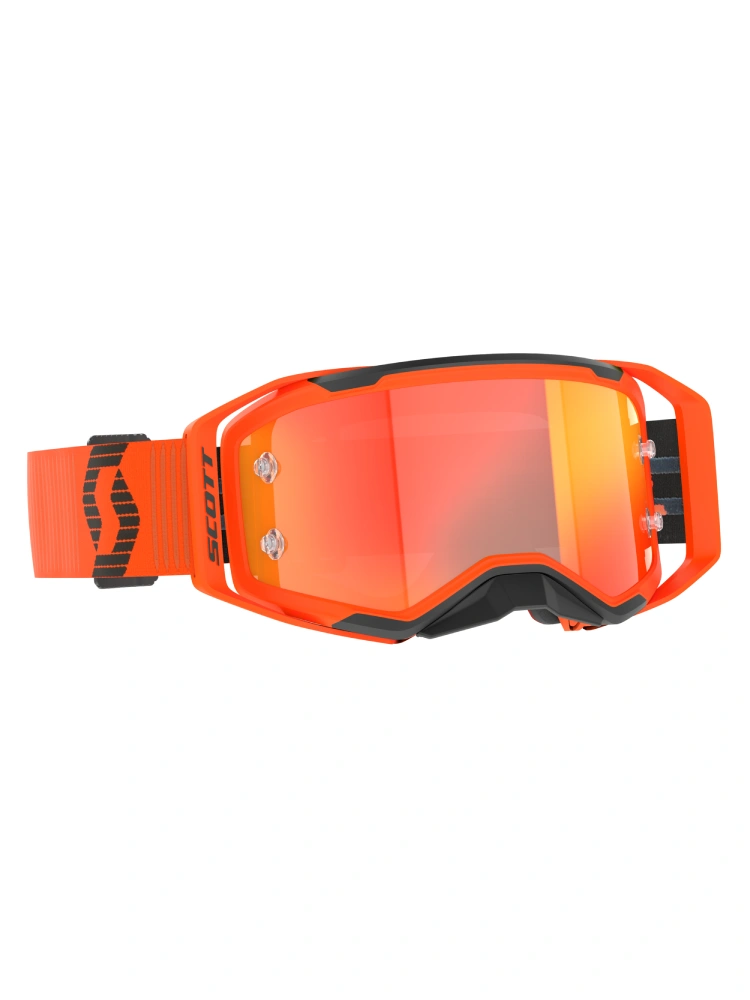 Gogle motocyklowe Scott Prospect 2.0 z pomarańczową szybką, pomarańczowo-czarne