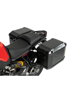 Zestaw: kufry boczne + stelaże Hepco&Becker Xplorer Cutout Ducati Multistrada V2/S (25-) czarne