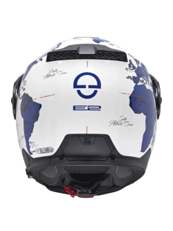 Kask szczękowy Schuberth E2 Atlas biało-niebieski