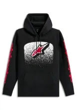 Bluza z kapturem Alpinestars Obsessed czarno-czerwona