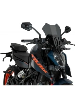 Szyba motocyklowa turystyczna PUIG KTM 125 Duke (24-)/ 390 Duke (24-) mocno przyciemniana