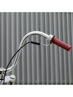 Manetki motocyklowe Biltwell Thruster TPV do kierownic o średnicy 25.4 [mm] czerwone