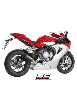 Tłumik CR-T (Wysoka pozycja) Slip-On SC-Project do MV Agusta F3 675 / 800 [11-17]