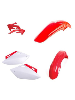 Zestaw plastików Acerbis Honda CRF 450 R [05-06] biało-czerwony