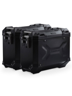 Zestaw: kufry boczne TRAX ADV + stelaże EVO Sw-Motech Yamaha XT 660 Z Tenere DM02 (07-16) (pojemność: 2 x 37 L)