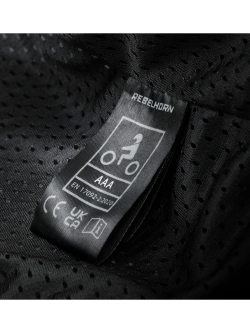 Spodnie motocyklowe damskie skórzane Rebelhorn Diva czarno-czerwone