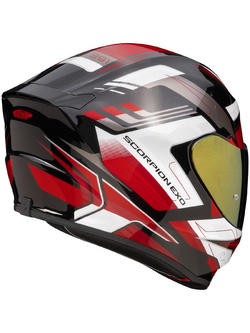 Kask integralny Scorpion Exo-391 Captor czarno-czerwono-biały