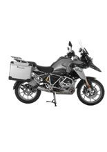 Zestaw: kufry boczne z anodowanego aluminium srebrne "And-S" Zega Pro + stelaże czarne Touratech BMW R1250GS/ R1250GS Adventure/ R1200GS (13-)/ R1200GS Adventure (14-) (38+45L)