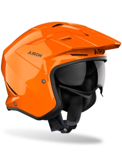 Kask otwarty Airoh Kombakt Color pomarańczowy połysk