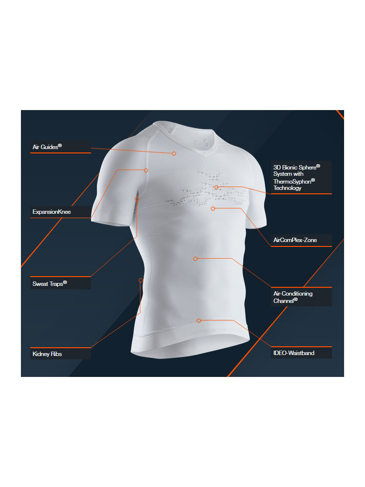 Koszulka termoaktywna X-Bionic Energizer 4.0 LT biała