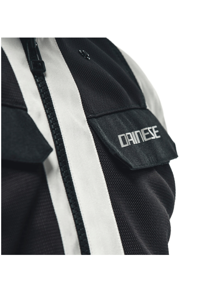 Kurtka motocyklowa tekstylna Dainese Desert Tex szaro-czarna