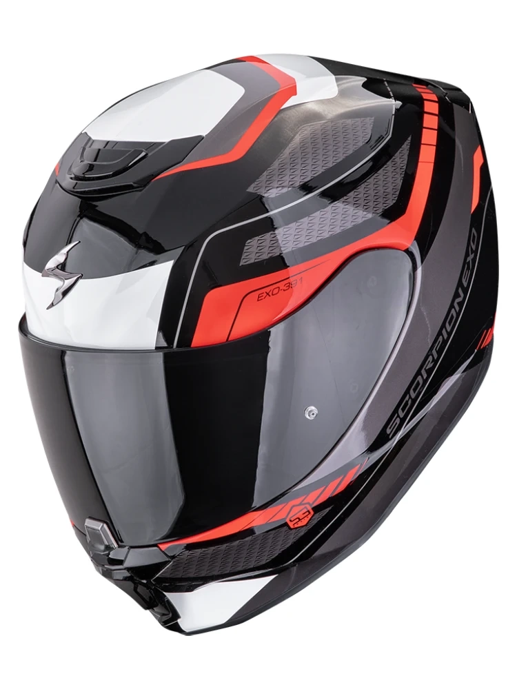Kask integralny Scorpion Exo-391 Leo czarno-czerwony