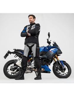 Spodnie motocyklowe tekstylne Shima Alpha niebieskie