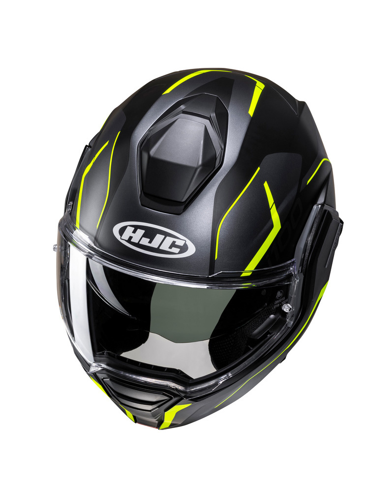Kask szczękowy HJC I100 Lorix czarno-żółty