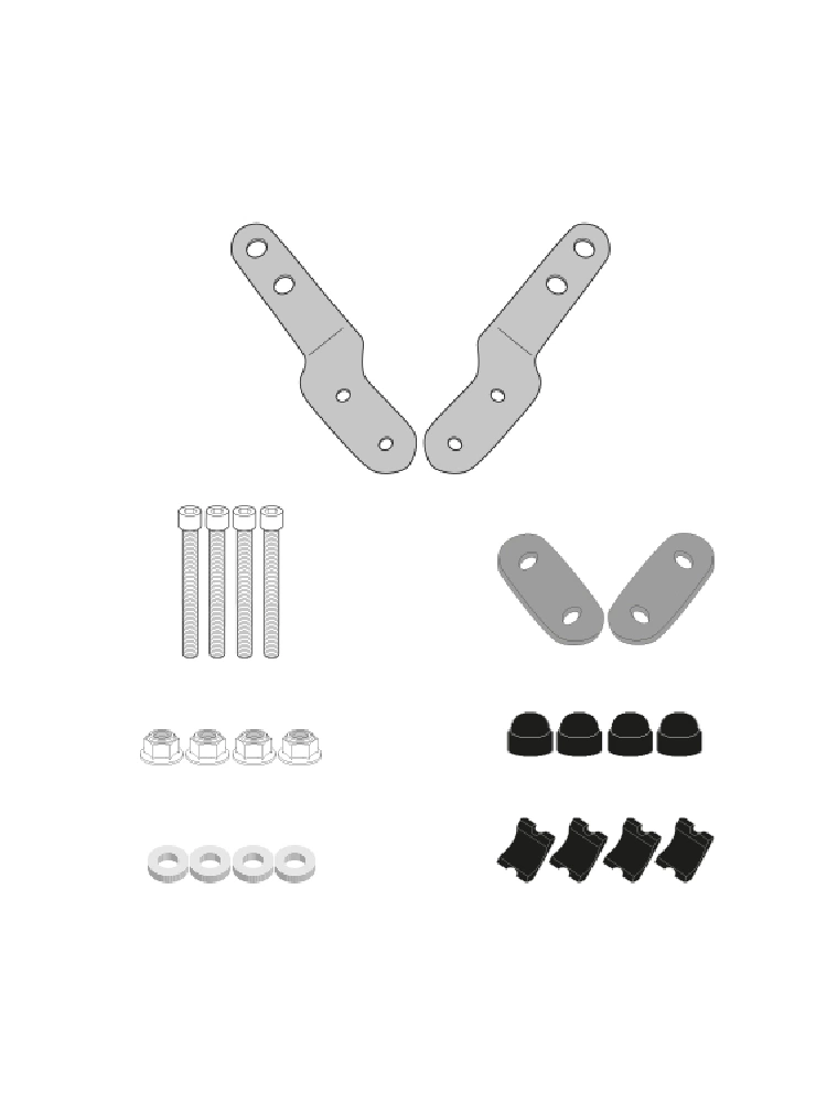 Zestaw montażowy gmoli GIVI TN5135 BMW R 1250 RT (19-20)