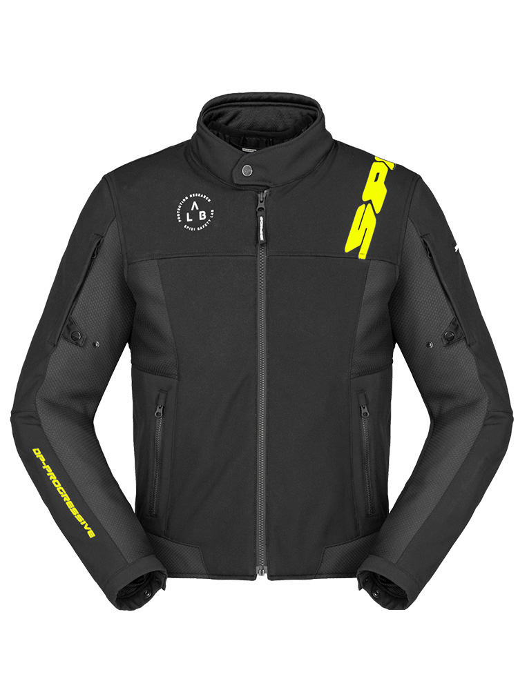 Kurtka motocyklowa tekstylna Spidi Corsa Tex czarno-fluo