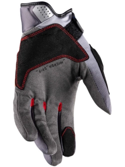 Rękawice motocyklowe Leatt Subzero 5.5 Short Iron czarno-biało-szare