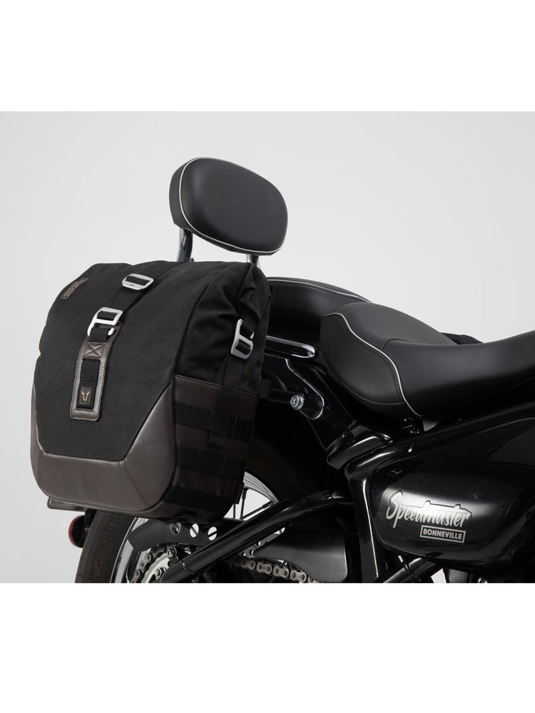 Zestaw sakw bocznych Legend Gear 13,5/13,5 l i stelaży SLC SW-MOTECH Honda (wybrane modele) czarno-brązowych