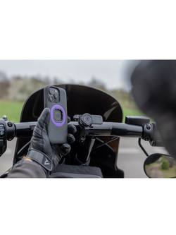 Uchwyt montowany na kierownicy motocykla Quad Lock PRO duży czarny