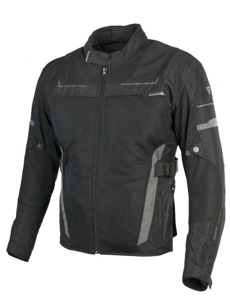 Kurtka motocyklowa tekstylna Seca Orkan II czarna