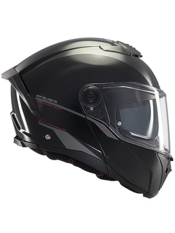 Kask szczękowy MT Atom 2 SV Solid czarny połysk
