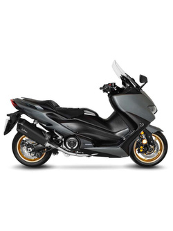 Pełny układ wydechowy LeoVince LV-12 Black Edition [Slip-On, Stainless Steel] do Yamaha T-Max 560/Tech Max [20-24]