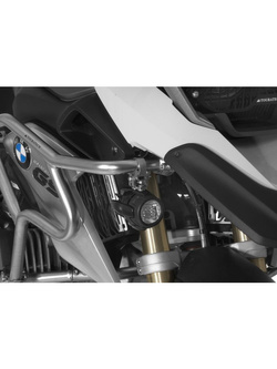 Zestaw adapterów do montażu oryginalnych reflektorów BMW LED na gmolach Touratech do wybranych modeli BMW srebrny