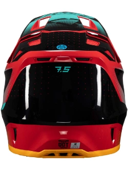 Kask enduro Leatt Moto 7.5 V25 z goglami czerwono-czarno-niebieski