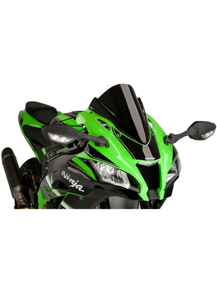 Szyba sportowa PUIG do Kawasaki ZX10R / KRT REPLICA /SE, ZX-10RR czarna
