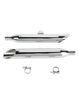 Tłumik motocyklowy Cobra Slashcut Slip-On Yamaha XVS 1100 Drag Star Classic (04-07) chromowany