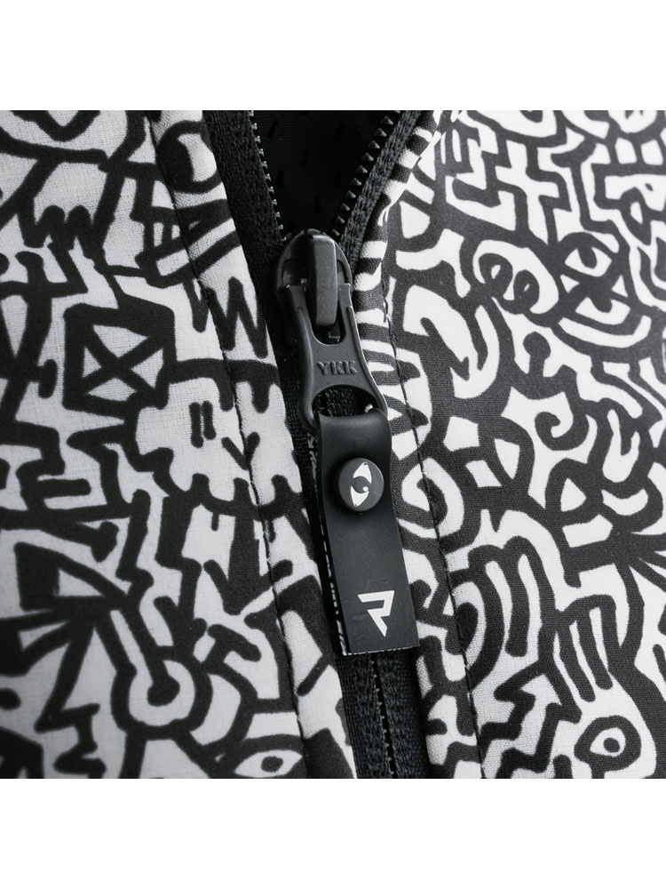 Kurtka motocyklowa tekstylna Rebelhorn Slash czarno-biała