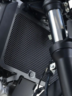 Osłona chłodnicy R&G aluminiowa do Suzuki SV 650 Unfaired (16-18)/ X (18-23) czarna