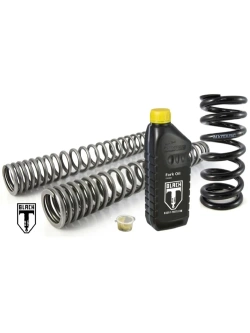 Zestaw sprężyn progresywnych przedniego zawieszenia widelca i amortyzatora Touratech Black-T Yamaha XVZ 1300 (96-01)