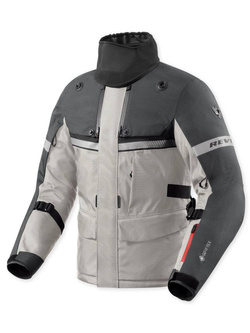 Kurtka motocyklowa tekstylna REV’IT! Poseidon 3 GTX szara