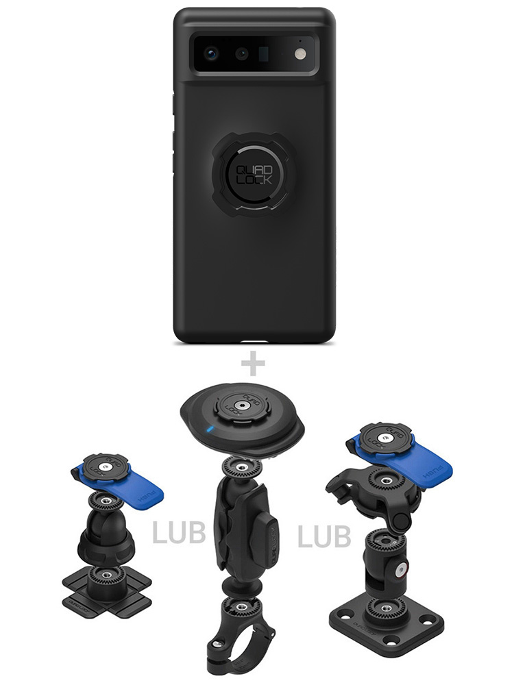 Zestaw 360 Quad Lock: etui na telefon Google Pixel 6 + wybrane komponenty