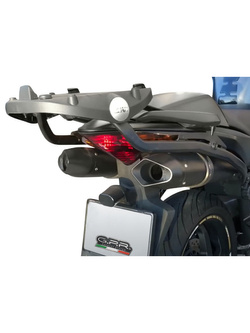 Podwójny tłumik (poziomy) G.P.R Furore Nero [Slip-On, Black Aluminium] - Honda VFR 800 V-Tec [02-13]