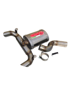 Tłumik G.P.R Titanium Oval [Slip-On, Aluminium] - Suzuki GSR 600 Ghost line [06-11]