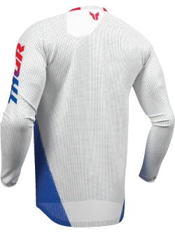 Bluza enduro Thor Launchmode Air biało-niebiesko-czerwona