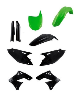 Pełny zestaw plastików Acerbis Kawasaki KX 250 F [09-12] zielono-czarny