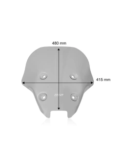 Szyba motocyklowa WRS Touring Moto Guzzi Stelvio 1000 (24-) mocno przyciemniana [do wersji z radarem]