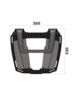 Stelaż pod kufer centralny Hepco&Becker Easyrack Kawasaki Z 650 S (26-)