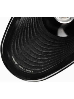 Lusterko motocyklowe uniwersalne Motogadget Mo.view Club aluminiowe, czarne [długość ramienia: 60 mm]