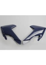 Osłony chłodnicy UFO do Husqvarna TC 125/300 (16-18), TC 250 (17-18), TE-TX 125/250/300 (17-19), FC 250/350/450 (16-18), FE 250/350/450/501 (17-19) niebieskie
