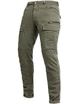 Spodnie motocyklowe tekstylne John Doe Cargo Stroker oliwkowe