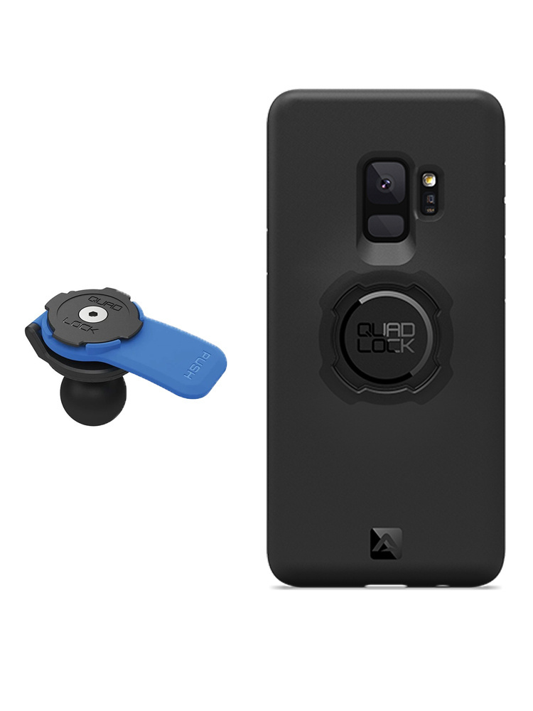 Etui na telefon Samsung Galaxy S9 oraz uchwyt kulowy Quad Lock