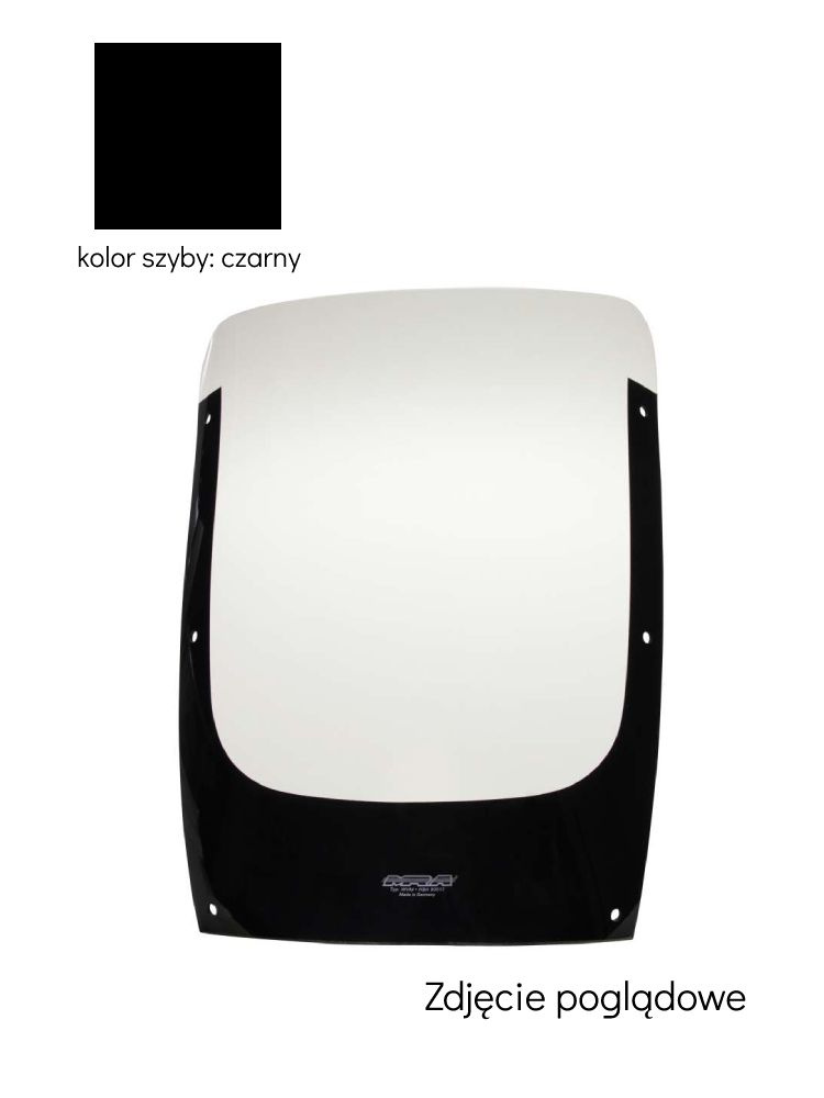 Szyba motocyklowa MRA Touring "T" Kawasaki GPX 750 R (wszystkie roczniki) czarna