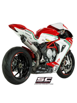 Tłumik stożkowy - Wysoka pozycja (Wersja wyścigowa) Slip-On SC-Project do MV Agusta F3 675 / 800 [11-17]