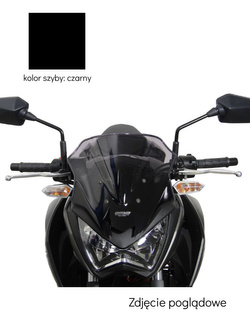 Szyba motocyklowa MRA Racing "R" Kawasaki Z 250 (13-20) / Z 300 (15-21) czarna