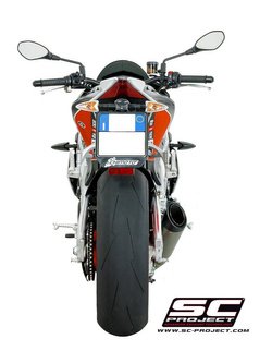 Tłumik SLIP-ON S1 low position Titanium SC-Project do APRILIA TUONO V4 1100 (2017 - 2018) 
